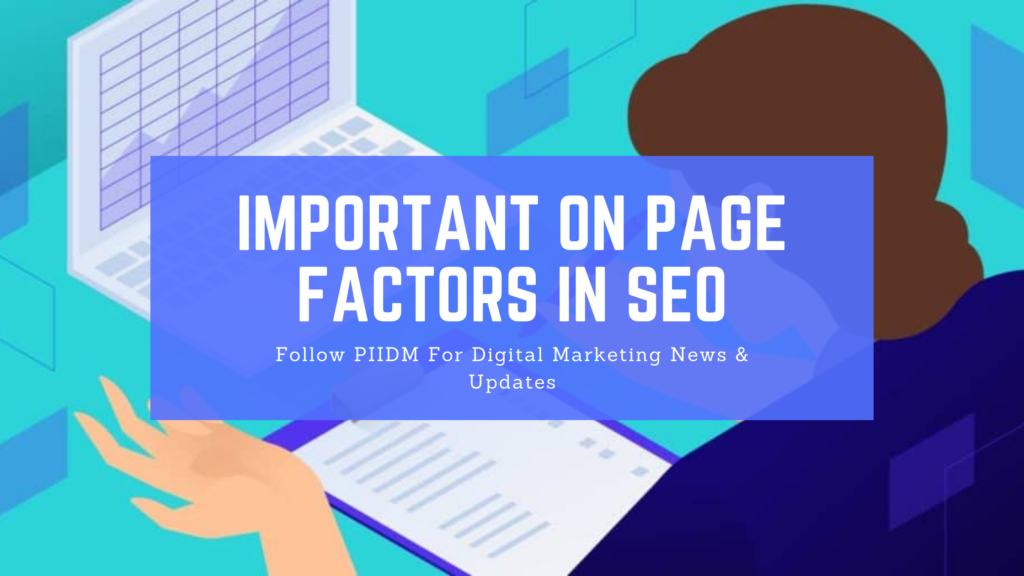 Important On Page Factors in SEO